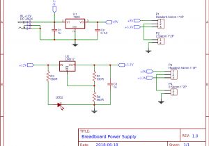 Dc Power Supply Wiring Diagram Diy Breadboard Power Supply Circuit On Pcb