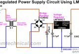 Dc Power Supply Wiring Diagram Regulated Dc Power Supply Circuit Using Bridge Rectifier