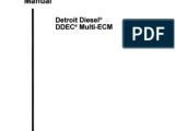 Ddec 4 Ecm Wiring Diagram Detroit Ddec Multi Ecm Troubleshooting Manual Pdf