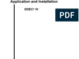 Ddec Iv Ecm Wiring Diagram Ddeciv Application Installation Manual Diesel Engine Manual