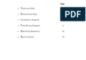 Dectron Wiring Diagram Mam Technical Specification Air Conditioning Heat Exchanger