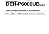 Deh P6000ub Wiring Diagram Pioneer Deh P6000ub Service Manual Download Schematics Eeprom
