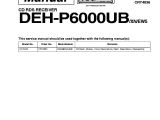 Deh P6000ub Wiring Diagram Pioneer Deh P6000ub Service Manual Download Schematics Eeprom