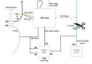 Dei 610t Relay Wiring Diagram One touch Sunroof Opening Using A Dei Timer Relay Izzo