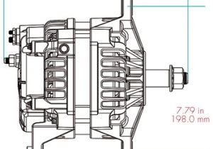 Delco Remy 28si Wiring Diagram 28si High Output Brush Type Alternator Delco Remy