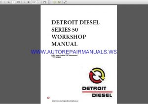 Detroit Ddec 4 Ecm Wiring Diagram Detroit Diesel Series 50 Workshop Manual Auto Repair