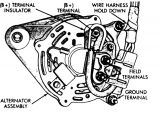 Diesel Engine Alternator Wiring Diagram Dodge Ram Alternator Wiring Wiring Diagram sort