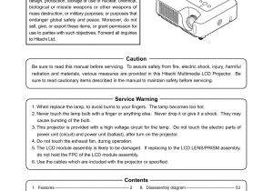 Directed Db3 Wiring Diagram Multimedia Lcd Projector No 0572e Service Manual Manualzz Com