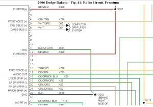 Dodge Dakota Radio Wiring Diagram Wiring Diagram for 2006 Dodge Dakota Wiring Diagram
