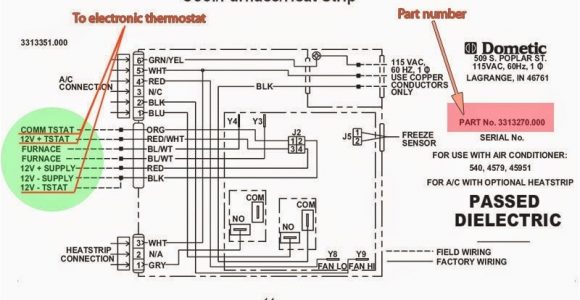 Dometic Air Conditioner Wiring Diagram 2005 Dometic Rv Air Conditioner Wiring Diagram