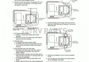 Dometic Penguin 2 Wiring Diagram Dometic Penguin I Ii A C Drain Kit with Roof Gasket 693278