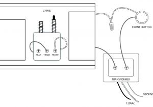 Doorbell Transformer Wiring Diagram Doorbell Wiring Diagram Single button Simple Notasdecafe Co
