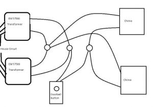 Doorbell Wire Diagram Wiring A Second Doorbell Chime Wiring Diagram Show