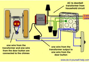 Doorbell Wiring Diagram Wiring Door Chime with Transformer Wiring Diagram for You