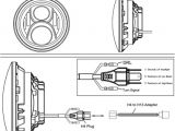 Dorman 9003 socket Wiring Diagram for Freightliner Century Class 1996 2011 Headlight Led Halo Angel Eye White Drl Amber Turn Lamps 7inch Pair