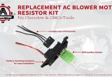 Dorman 973 405 Wiring Diagram Ac Blower Motor Resistor Kit with Harness Replaces 89019088 973 405 15 81086 22807123 Fits Chevy Silverado Tahoe Suburban Avalanche Gmc