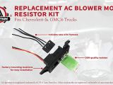 Dorman 973 405 Wiring Diagram Ac Blower Motor Resistor Kit with Harness Replaces 89019088 973 405 15 81086 22807123 Fits Chevy Silverado Tahoe Suburban Avalanche Gmc