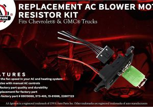 Dorman 973 405 Wiring Diagram Ac Blower Motor Resistor Kit with Harness Replaces 89019088 973 405 15 81086 22807123 Fits Chevy Silverado Tahoe Suburban Avalanche Gmc Dorman 973 405 Wiring Diagram Ac Blower Motor Resistor Kit with Harness Replaces 89019088 973 405 15 81086 22807123 Fits Chevy Silverado Tahoe Suburban Avalanche Gmc