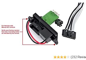 Dorman 973 405 Wiring Diagram Amazon Com Hvac Blower Motor Fan Resistor Kit and Harness