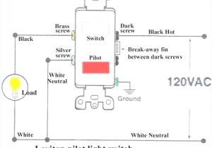 Double Wall Switch Wiring Diagram Wiring Diagram for Single Pole Switch with Pilot Light Wiring