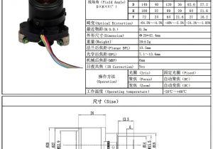 Dp 241 8 24 Wiring Diagram Quanmin 3megapixel Varifocal Hd 2 8 12mm D14 Electric Zoom and Focus