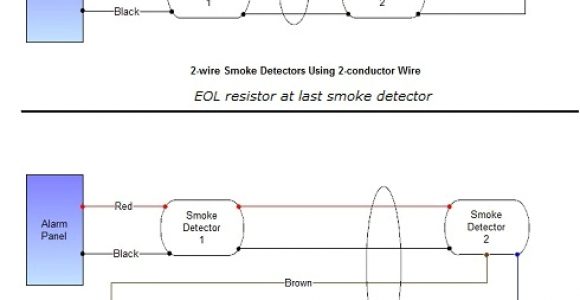 Dsc 2 Wire Smoke Detector Wiring Diagram Smoke Detector Wiring Connecting Multiple Runs