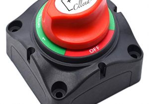 Dual Battery Wiring Diagram for Boat Amazon Com Cllena Dual Battery Selector Switch for Marine Boat Rv