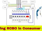 Dual Rcd Consumer Unit Wiring Diagram How to Wire Rcbo In Consumer Unit Uk Rcbo Wiring Youtube