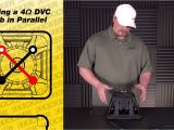 Dual Subwoofer Wiring Diagram Subwoofer Wiring One 4 Ohm Dual Voice Coil Sub In Parallel Youtube