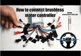 E Bike Controller Wiring Diagram Pdf How to Connect Brushless Motor Controller Wires 250w 36v