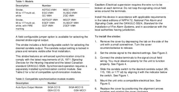 Edwards Smoke Detector Wiring Diagram Edwards Signaling Egcfvmh Installation Manual