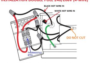 Electric Baseboard Heater Wiring Diagram thermostat Dimplex Double Pole thermostat Wiring Diagram Wiring