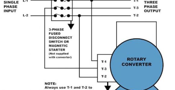 Electric Motor Wiring Diagram Single Phase How to Properly Operate A Three Phase Motor Using Single Phase Power