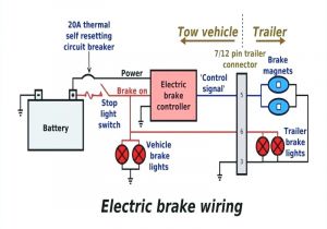 Electric Trailer Brake Wiring Diagram 7 Wire Trailer Brake Diagram Elegant 7 Wire Trailer Brake Diagram