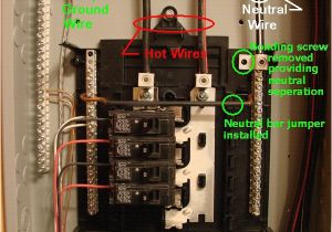 Electrical Sub Panel Wiring Diagram Sub Panel Wiring Ground and Neutral Wiring Diagram All