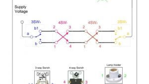 Electrical Three Way Switch Wiring Diagram 3 Way Switch Connection Diagram Electrical Technology In 2019