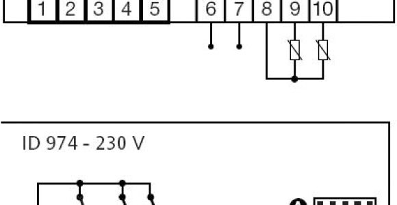 Eliwell Id Plus 974 Wiring Diagram Single Stage Controller for Temperature Id 974 Eliwell