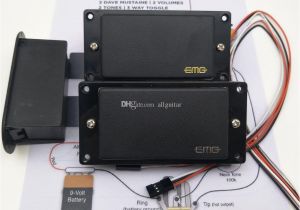 Emg Wiring Diagram 81 85 Emg Pickups 81 Silver 85 Golden Active Pickups Bridge and Neck Pickups with Installation Circuit Diagram In Stock