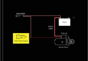 Engine Start button Wiring Diagram Clutch Start Safety Switch
