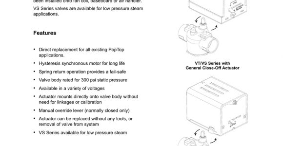 Erie Zone Valve Wiring Diagram Erie Vt Vs Poptop Series Two Position Spring Return Valves
