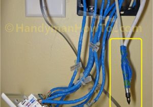 Ethernet Wall socket Wiring Diagram Pull Cat6 Ethernet Cable Through Wall Cable Management In 2019