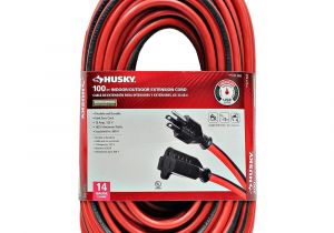 Extension Cord Wiring Diagram Husky 100 Ft 14 3 Indoor Outdoor Extension Cord Red and Black