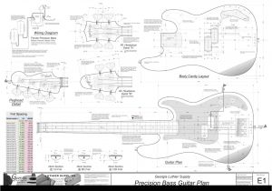 Fender Precision Bass Wiring Diagram P Bass Blueprints Bass Guitar Bass Guitar Chords Fender Jazz Bass