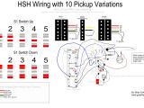 Fender S1 Switch Wiring Diagram Hsh Guitar Wiring 10 Pickup Combinations 4 Pole Switch and S1