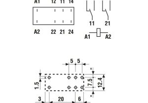 Finder Type 95.05 Wiring Diagram Finder 40 52 Relais Pour Pcb Deux Poles 12 Vdc 8a