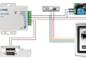 Fingerprint Access Control Wiring Diagram Fingerprint Door Lock Access Control Controller Nc