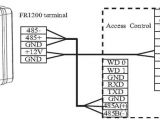 Fingerprint Access Control Wiring Diagram Fr1200 Fingerprint Access Control Reader