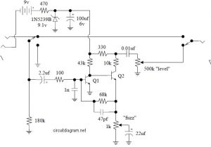 Fishman Fluence Battery Pack Wiring Diagram Ml 6680 Octaver Fuzz Guitar Effect Unit Schematic Diagram