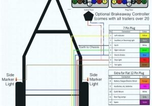 Flat Trailer Plug Wiring Diagram Wiring Diagram for Trailer Plug 6 Pin Connector Lights and Mercury