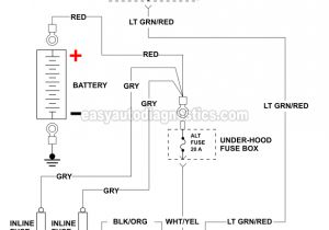 Ford Alternator Wiring Diagram 1996 ford Alternator Wiring Diagram Wiring Diagram Local